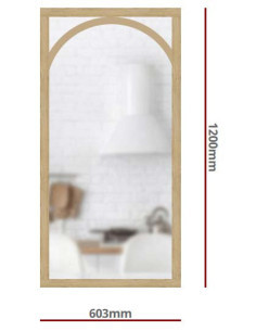 verrière arche en bois