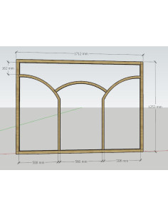 Verrière arrondie sur mesure