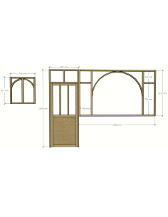 porte et 2 verrières